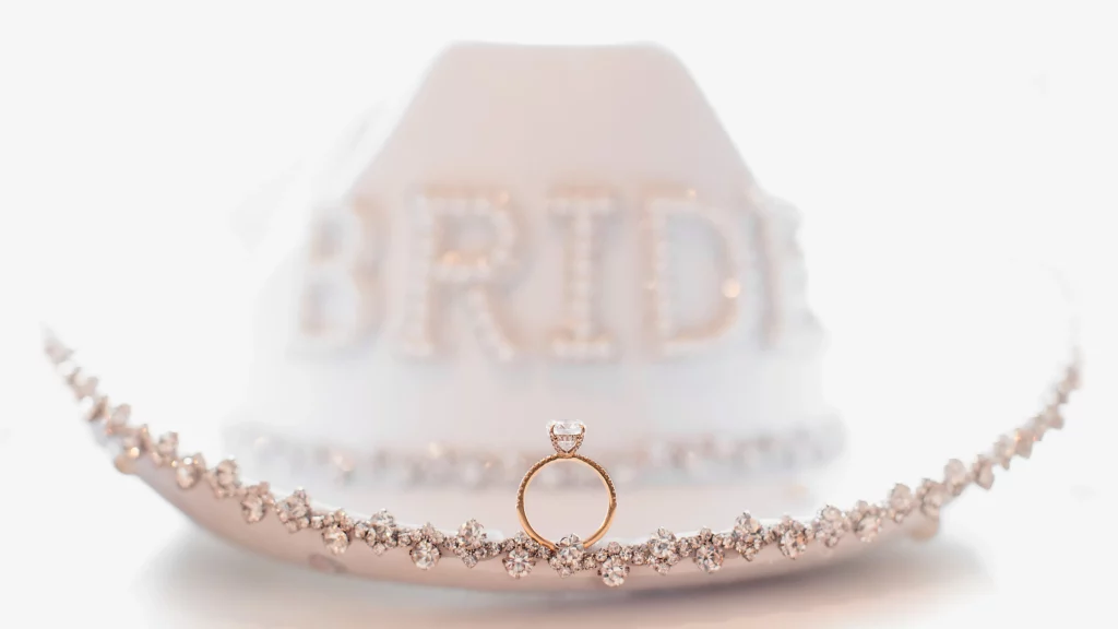 Colorado Wedding Ring and hat