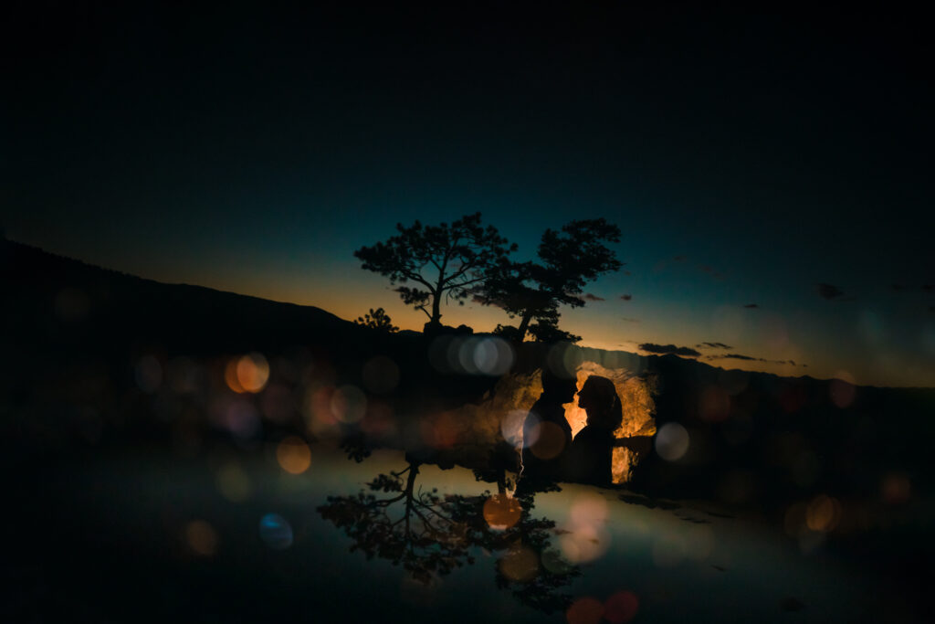 Artistic and creative Colorado engagement photo in Boulder, CO.